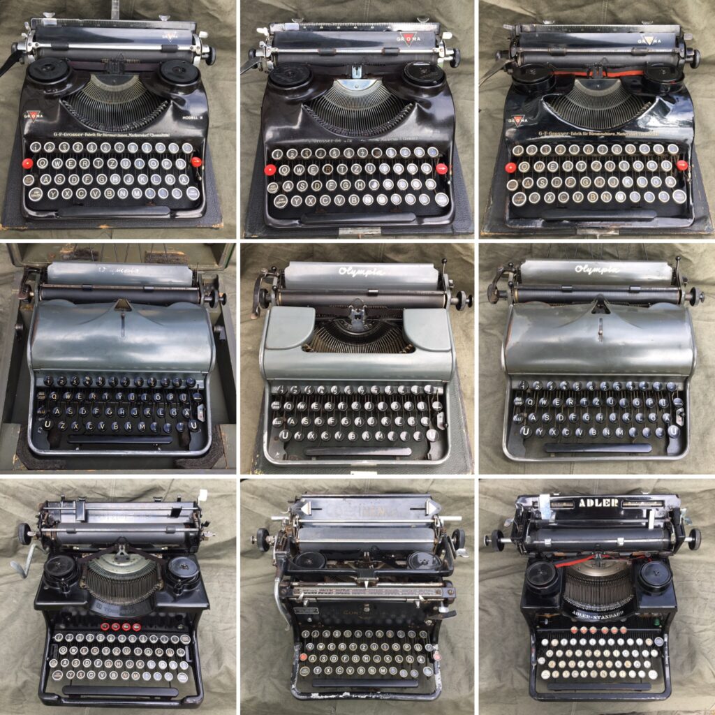 SS TYPEWRITER - MACCHINA DA SCRIVERE SS (SOLD)