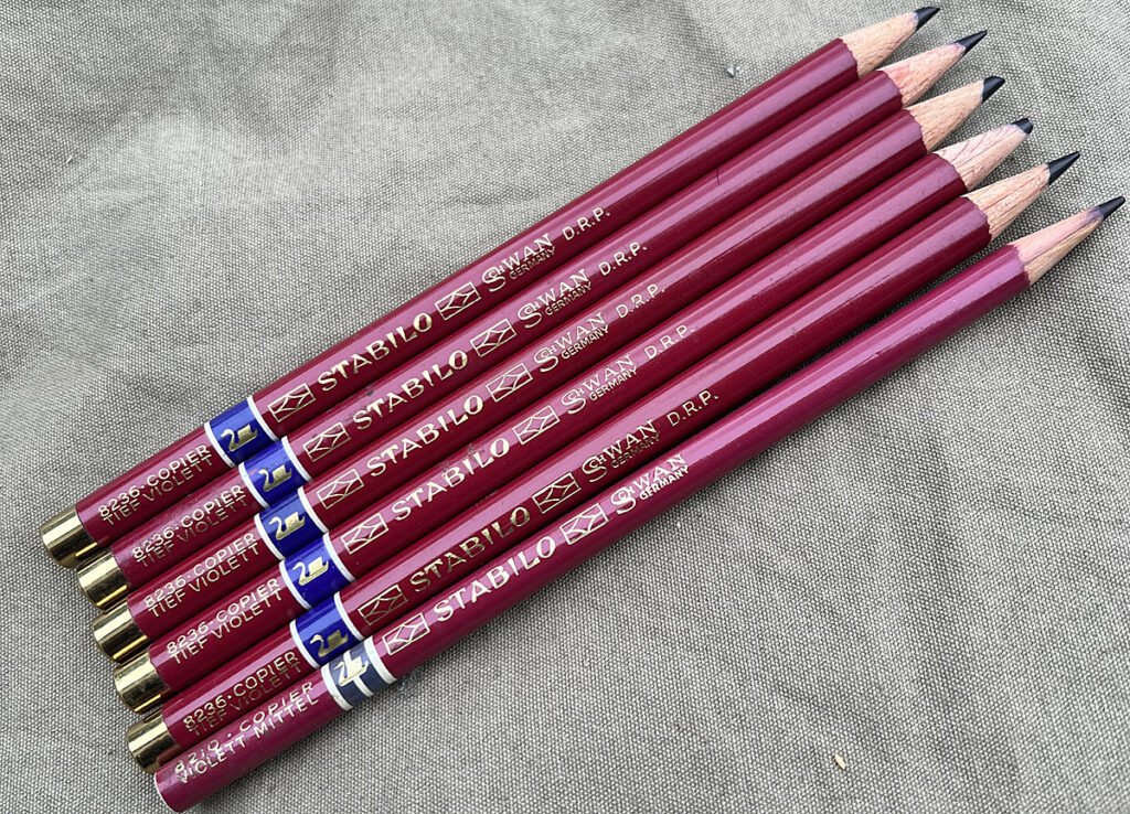 purple pencil